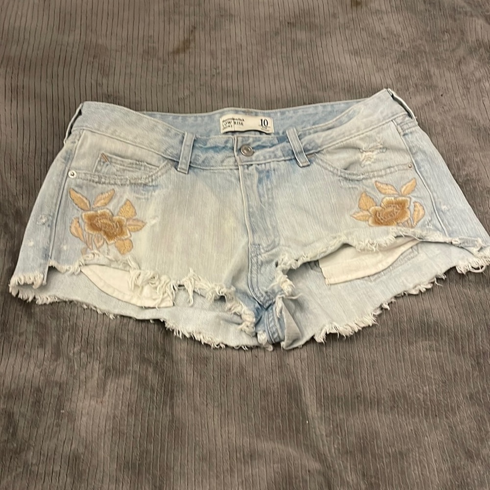 Aberceombie & Fit h jean shorts